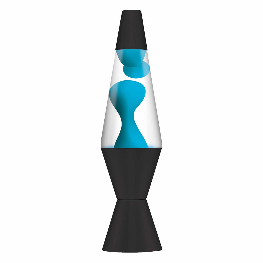 14.5" LAVA LAMP NEON - BLUE/CLEAR/BLACK
