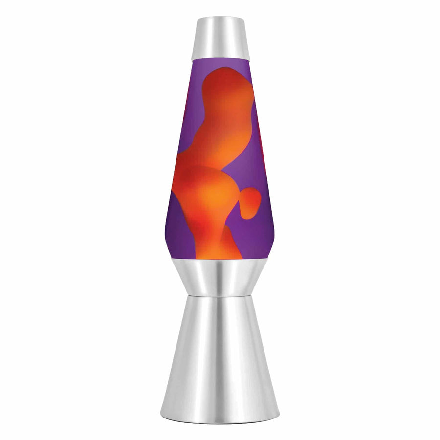 27" LAVA LAMP GRANDE - YELLOW/PURPLE/SILVER